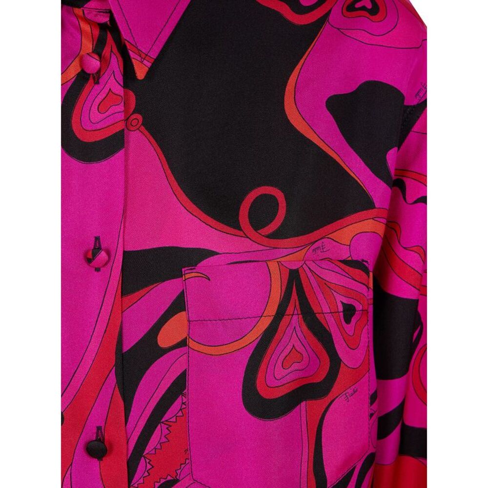 Emilio Pucci Women Silk Twill Shirt - Picture 3 of 3